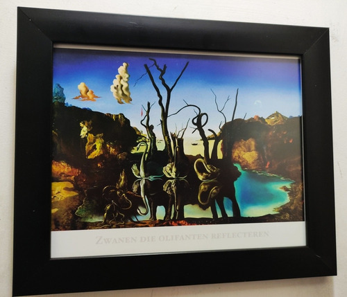 Dalí / Cisnes Que Se Reflejan Como Elefantes / 30 X 25 Cms
