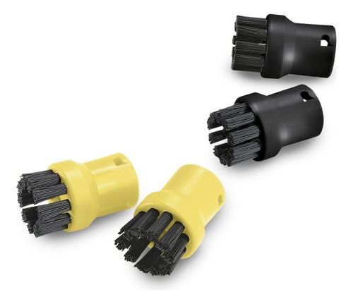 Kit De Cepillos Redondos Nylon 3 Unid Sc1 Sc2 Sc4 Karcher
