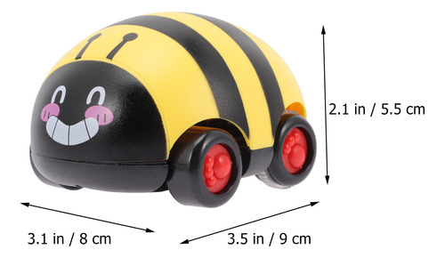 Coche De Juguete Toys For Boys Con Doble Retroceso, 4 Unidad