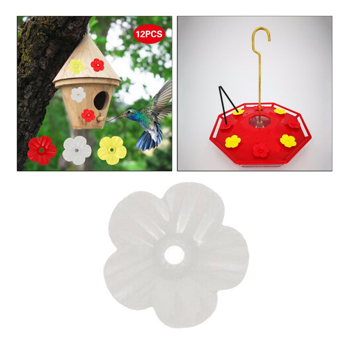 6 Colgados Comederos De Colibrí Flor De Repuesto Para