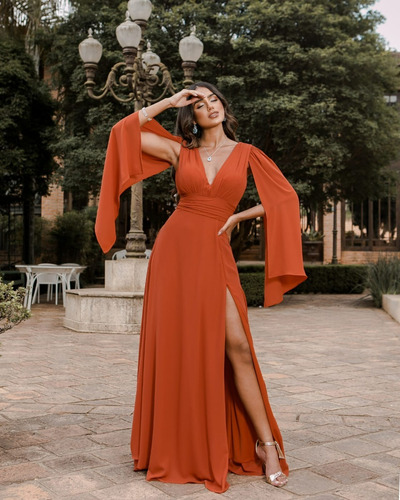 Imagem 2 de 3 de Vestido Véu Ombros C/ Bojo Várias Cores 1048 Phize