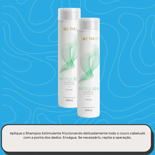 Aneethun Antiqueda Kit 2 Shampoo Estimulante 300ml