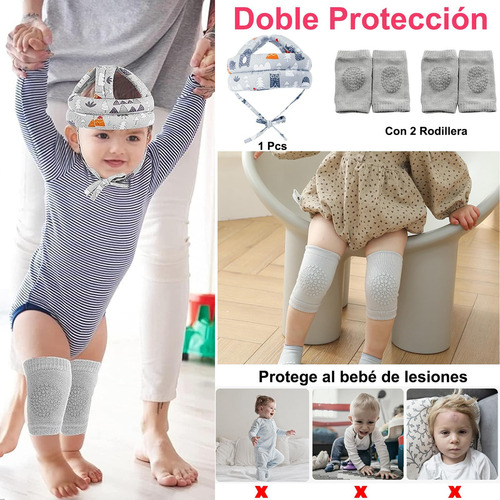 Protector De Cabeza Transpirable Ajustable Para Bebés,