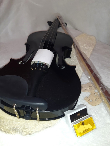 Violin 4/4 Negro Mendini By Cecilio