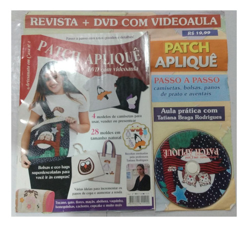 Patch Apliquê Dvd Com Videoaula - Vp Central De Edições Ltda