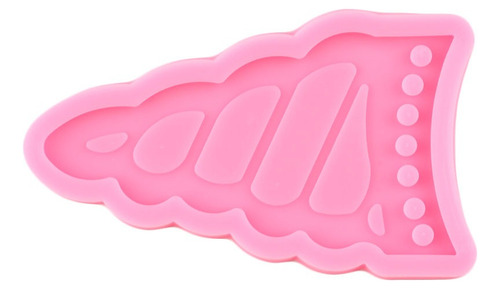 1pcs Molde De Silicona Cuerno De Unicornio Llavero Resina