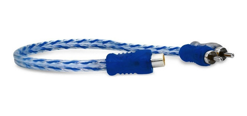 Imagem 3 de 5 de Cabo Rca Y Som Automotivo Silicone Injetado 2 Macho 1 Femea