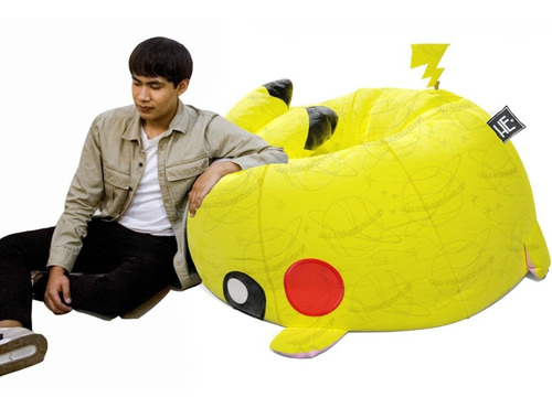 Mega Puff  Memory Foam Pokémon Bola Pikachu Asiento Premium