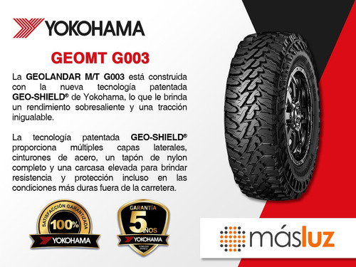 1 Llanta Geomt G003 Yokohama Lt295/70r17 121/118q