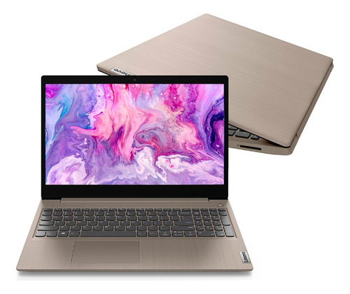 Notebook Lenovo Ideapad 3 15iil05 I3 4gb 128gb 15,6  Dorado