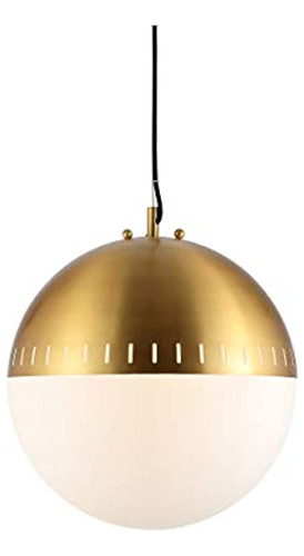 Jonathan Y Jyl9531a Colgante Led Art Deco Mid-century Globe