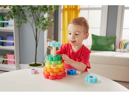 Fisher-price Juguete Para Bebés Anillos Apilables De Madera