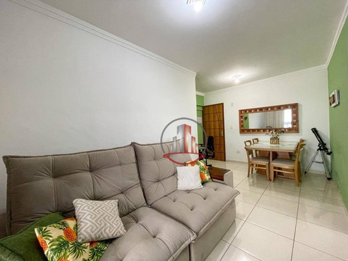 Imagem 7 de 19 de Apartamento De 1 Dormitório Em Praia Grande, Vista Total Para O Mar - Ap2747