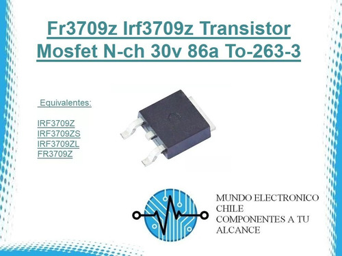 Fr3709z Irf3709z Transistor Mosfet N-ch 30v 86a To-263-3