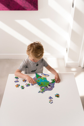 Puzzle 45pcs Con Forma, Mundo Scratch Europe