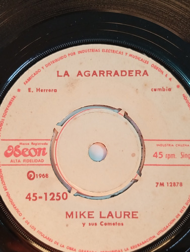 Vinilo Single De Mike Laure - El Sinverguenza ( Q120-p177 (Usado)