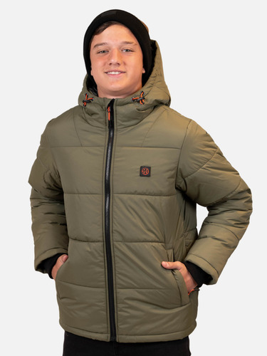 Parka Rayo Infantil Verde Maui And Sons