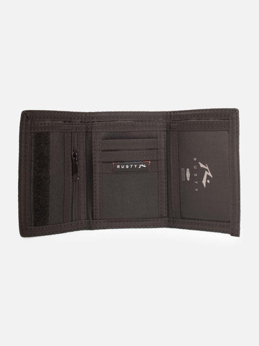 Billetera Spiral Negro Hombre Rusty