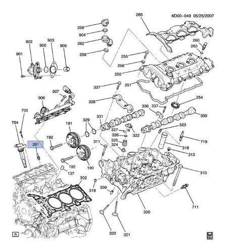 Valvula Pcv Chevrolet Impala Limited V6 3.6l 2015