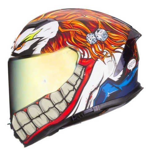 Casco Force Joker Rubio Certificado Hax Integral