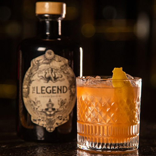 Gin The Legend 700ml - Bebida Tropical Puro Drink Coquetel