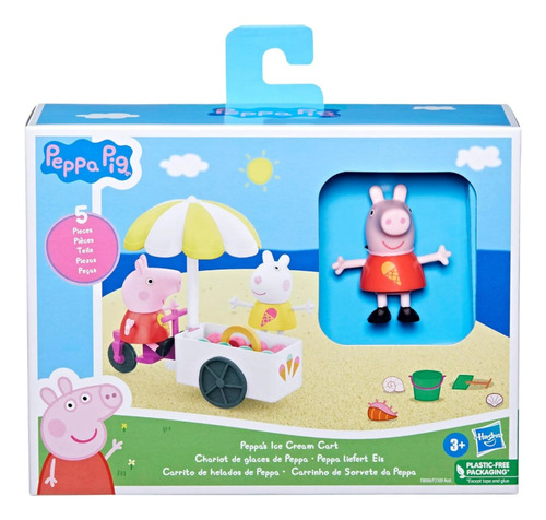 Peppa Pig Con Carrito De Helados F2189 F8086 Hasbro