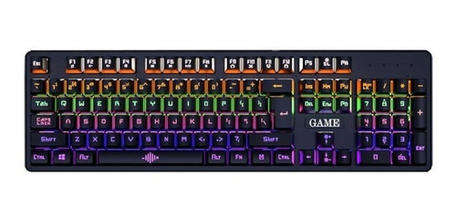 Teclado Gamer Iluminado Kr-6300 Usb Tienda Fis