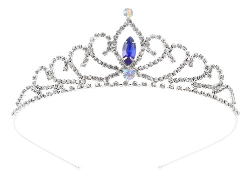 Tiara De Cristal Con Forma De Diamante Para Niñas