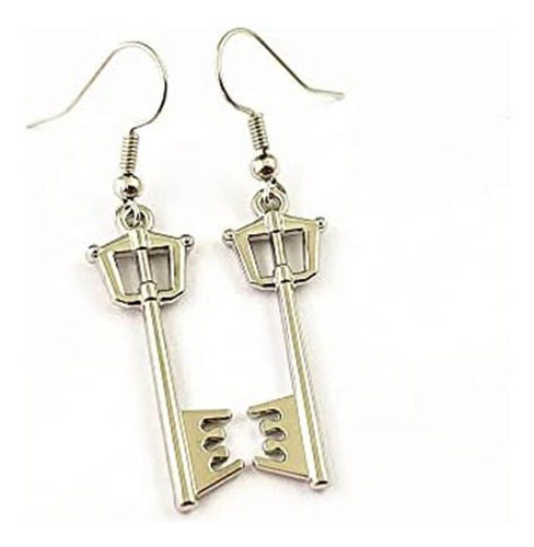 Kingdom Heart Pendientes Anime Cartoon Pendientes Para Mujer