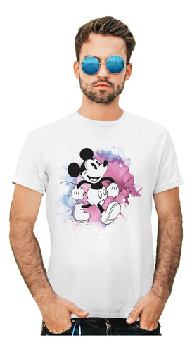 Playera Mickey Mouse Caminando/ Disney/ Caballero Dama Niño