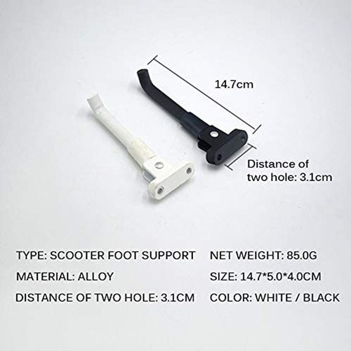 Imagen 3 de 5 de Patita Soporte Pata De Cabra Estacionar Scooter M365 Pro 1s