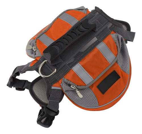 Alforja Para Perros, Mochila Con Rayas Reflectantes, Gran Ca