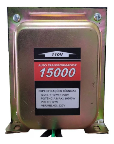 Autotransformador 15000va Bivolt Split 10500w Kitec ATK15.000VAT