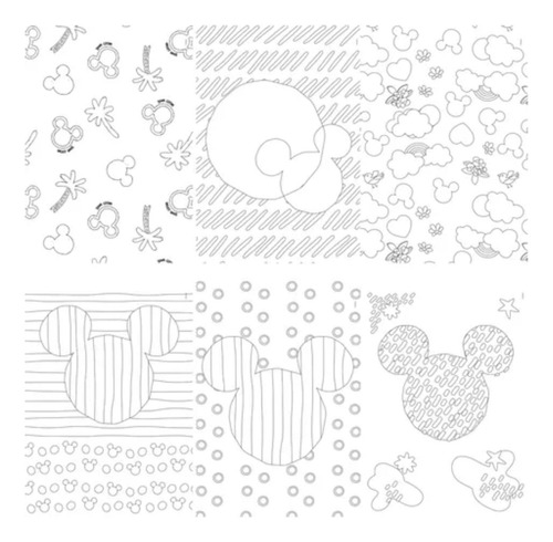 Livro De Colorir Pintar Vertical A4 Mickey Arts
