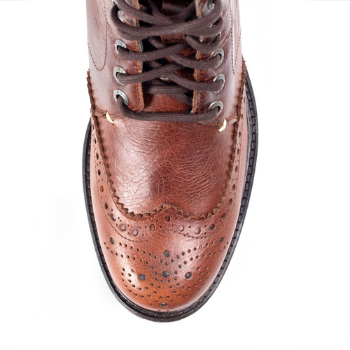 Imagen 5 de 5 de Botin Hombre Bostoniano 7001 Siete Leguas Challenger Mocka