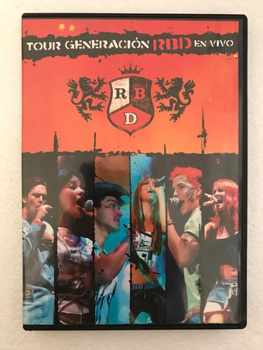 Dvd Tour Generacion Rbd En Vivo Rebelde Anahi Maite Perroni (Usado)