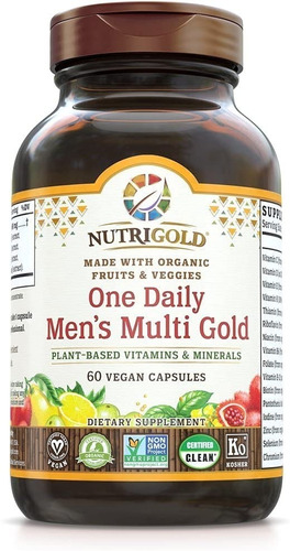 Multivitamínico Para Hombres Nutrigold 60 Capsulas