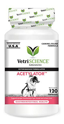 Suplemento  Acetylator Para Salud Digestiva En Perros Y Gato