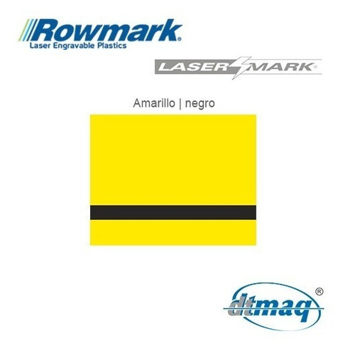 Imagen 1 de 7 de Plástico Bicapa Laserable Rowmark Lasermark, Tercio 60x40cm