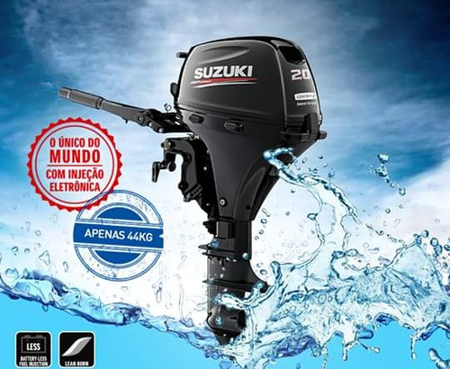 Motor De Popa 0km Suzuki 20 Hp 4 Tempos Injeçao 12 Vezes
