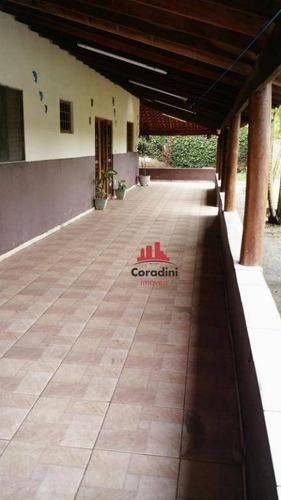Chácara Com 3 Dormitórios À Venda, 1023 M² Por R$ 570.000 - Tupi - Piracicaba/sp - Ch0114