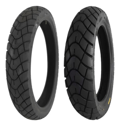 Par Pneu Nx400 Falcon Xlx350 Kenda 90/90-21 + 130/80-17