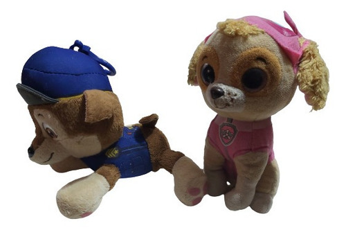Paw Patrol Peluches Chase Y Skye Lote De 2 (Usado)
