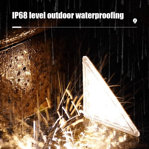 Luces Solares Led, Luces De Escalera Exterior Ip68, 800mah