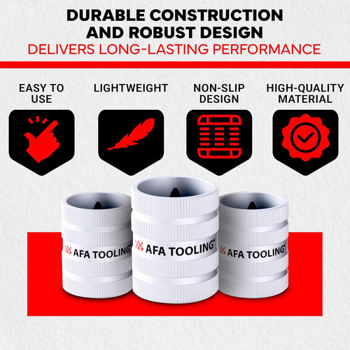Herramienta Para Desbarbado Tubos 0.95 A 5.08 Cm, Suaviza Co