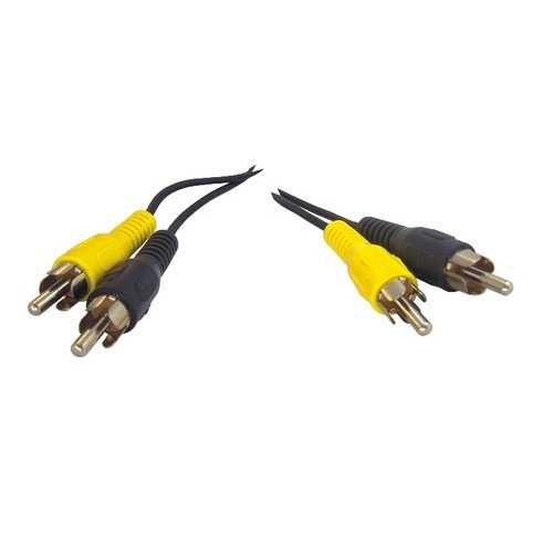 Cable 2 Rca A 2 Rca Negro Amarillo A 1.80mts