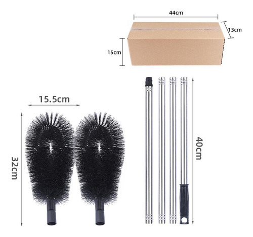 Herramientas De Limpieza Gutter Cepillo Para Cáscaras 24m