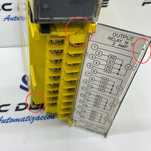 Fanuc A03b-0807-c161#d Modulo De Salidas Aor16g 5 (Usado)