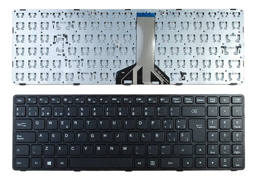 Teclado Lenovo Ideapad 100-15IBD Negro Español