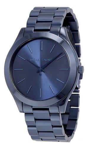 Relógio feminino Michael Kors Slim Runway Blue Steel Mk3419